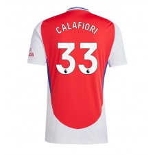 Arsenal Riccardo Calafiori #33 Hjemmedrakt 2024-25 Kortermet